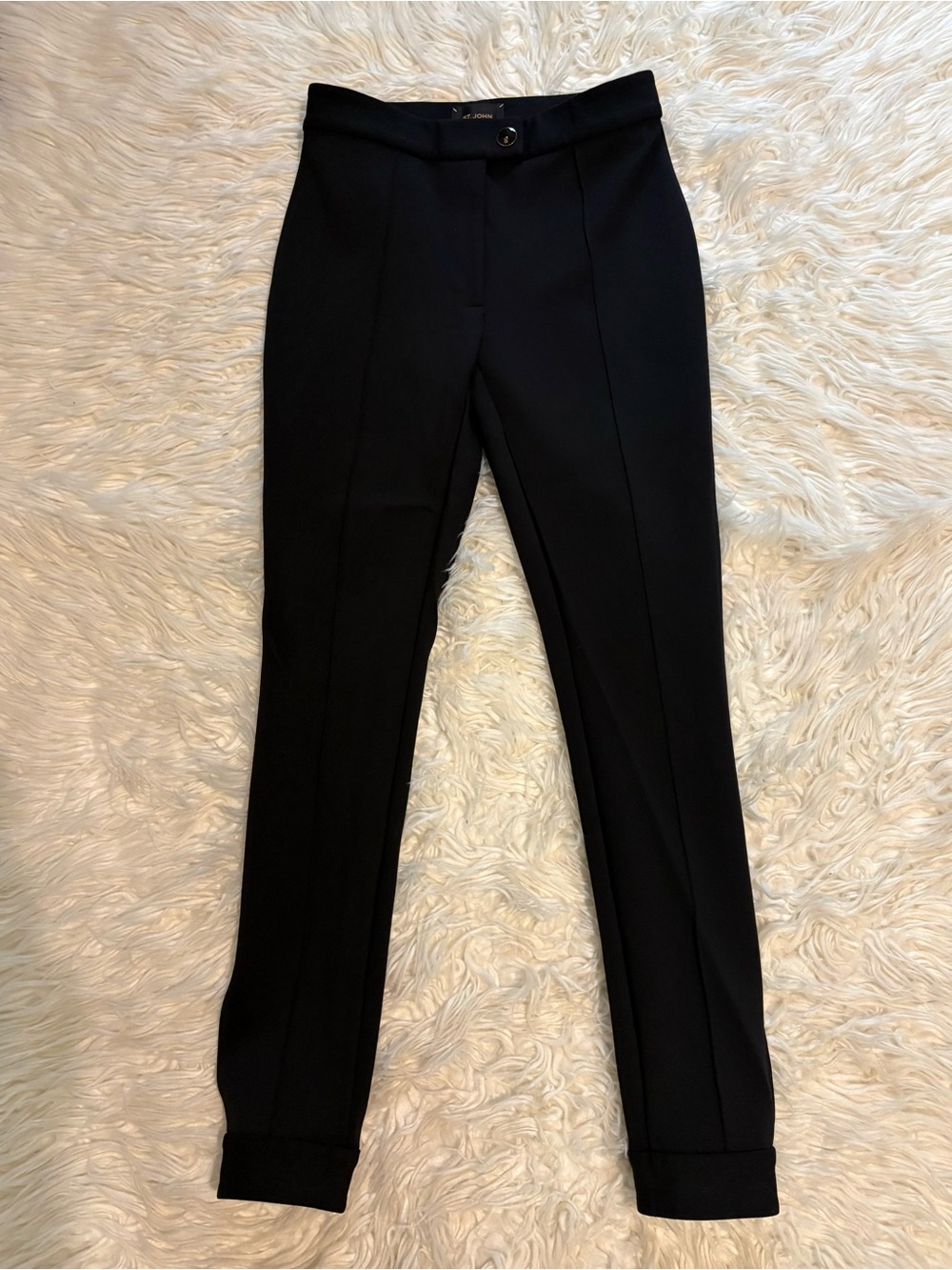 ST. JOHN Black Tailored Pants